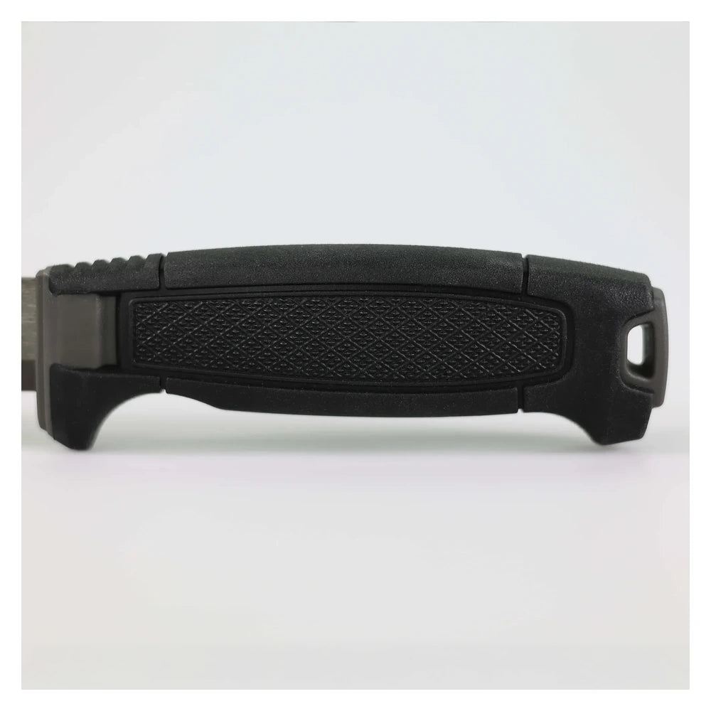 Morakniv Amberg BlackBlade handle closeup product image 