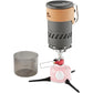 MSR Switch Stove System complete stove system with pot on burner and fuel canister