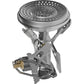 Primus Micron III Piezo Ultralight Backpacking Stove folded compact for transport on white background