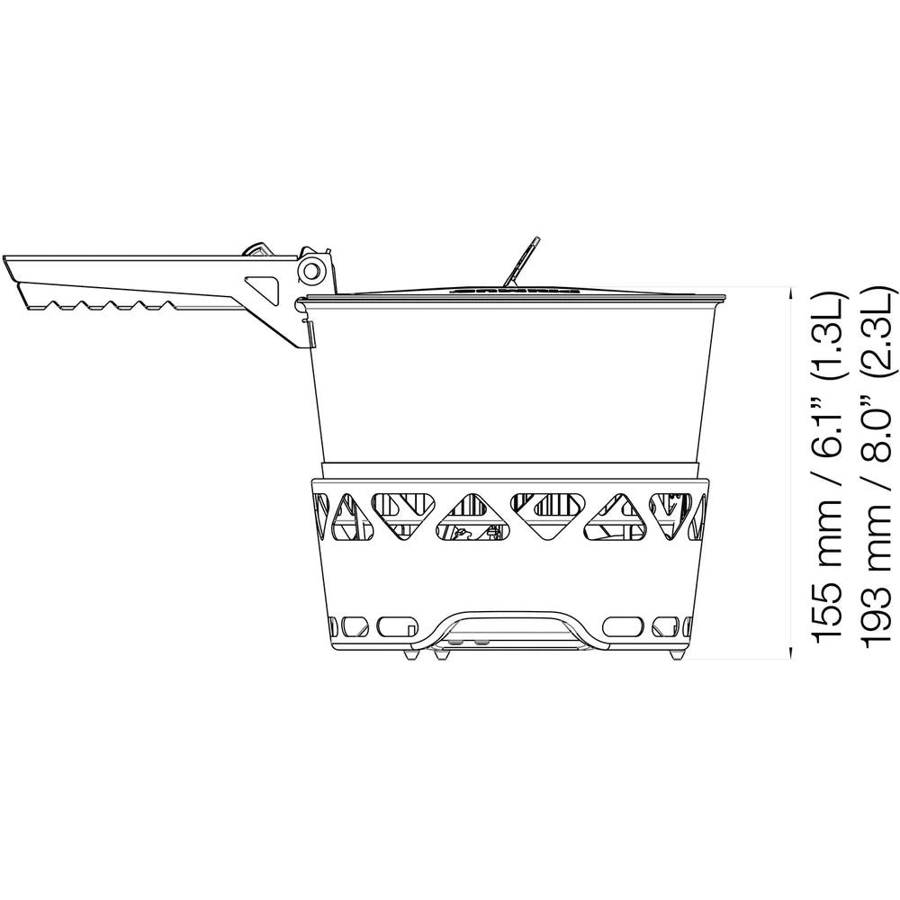 Primus PrimeTech Stove Set 1.3L – High-Efficiency Backpacking Cook System