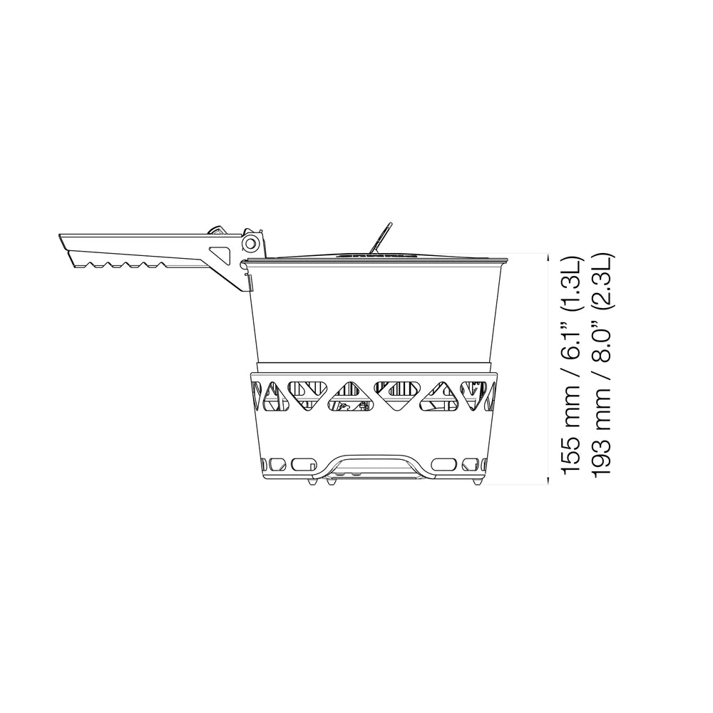 Primus PrimeTech Stove Set II 2.3L – High-Efficiency Backpacking Cook System
