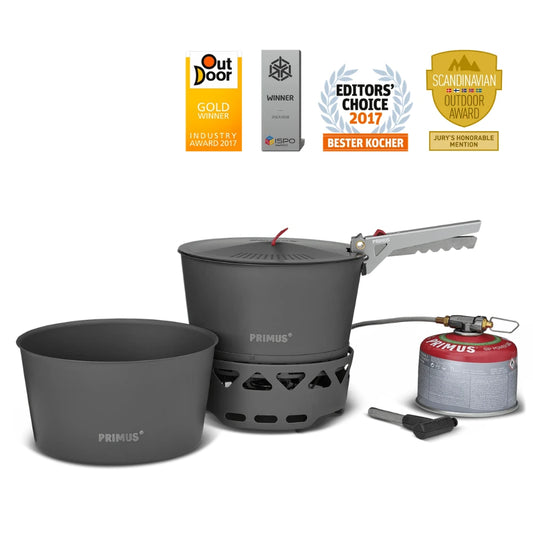 Primus PrimeTech Stove Set II 2.3L – High-Efficiency Backpacking Cook System