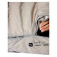 Rab Mythic Down Sleeping Bag -6C hood close up showing face seal and draft protection