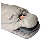 Rab Mythic Down Sleeping Bag -6C hooded side view on sleeping pad