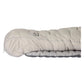 Rab Mythic Down Sleeping Bag -6C side profile on sleeping pad showing loft and warmth