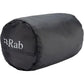 500 sleeping bag packed in black stuff sack