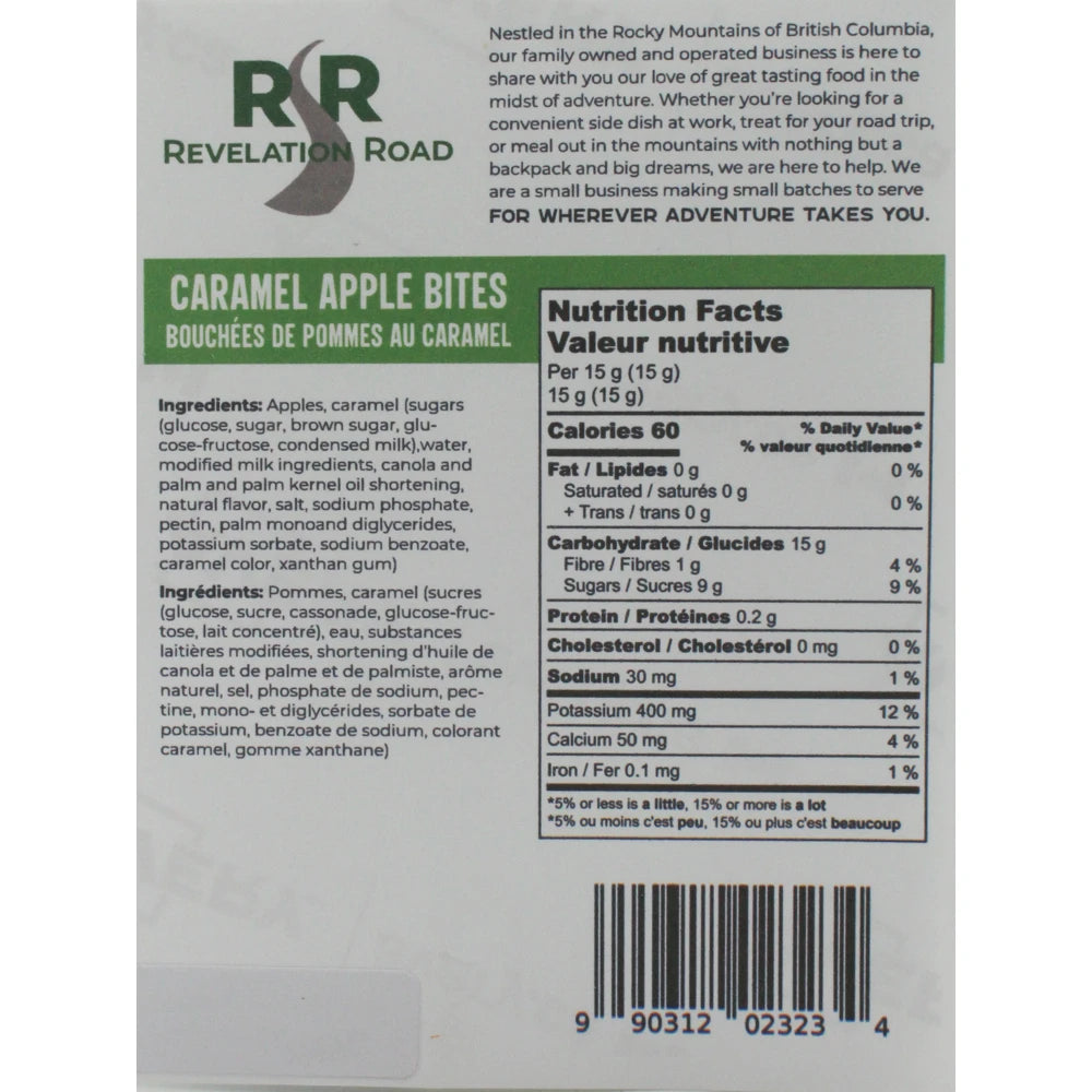 Revelation Road Caramel Apple Bites – 45g Freeze-Dried Sweet Snack
