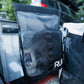 Rux 2L Packing Pocket Mesh attached to gear system with outdoor equipment inside