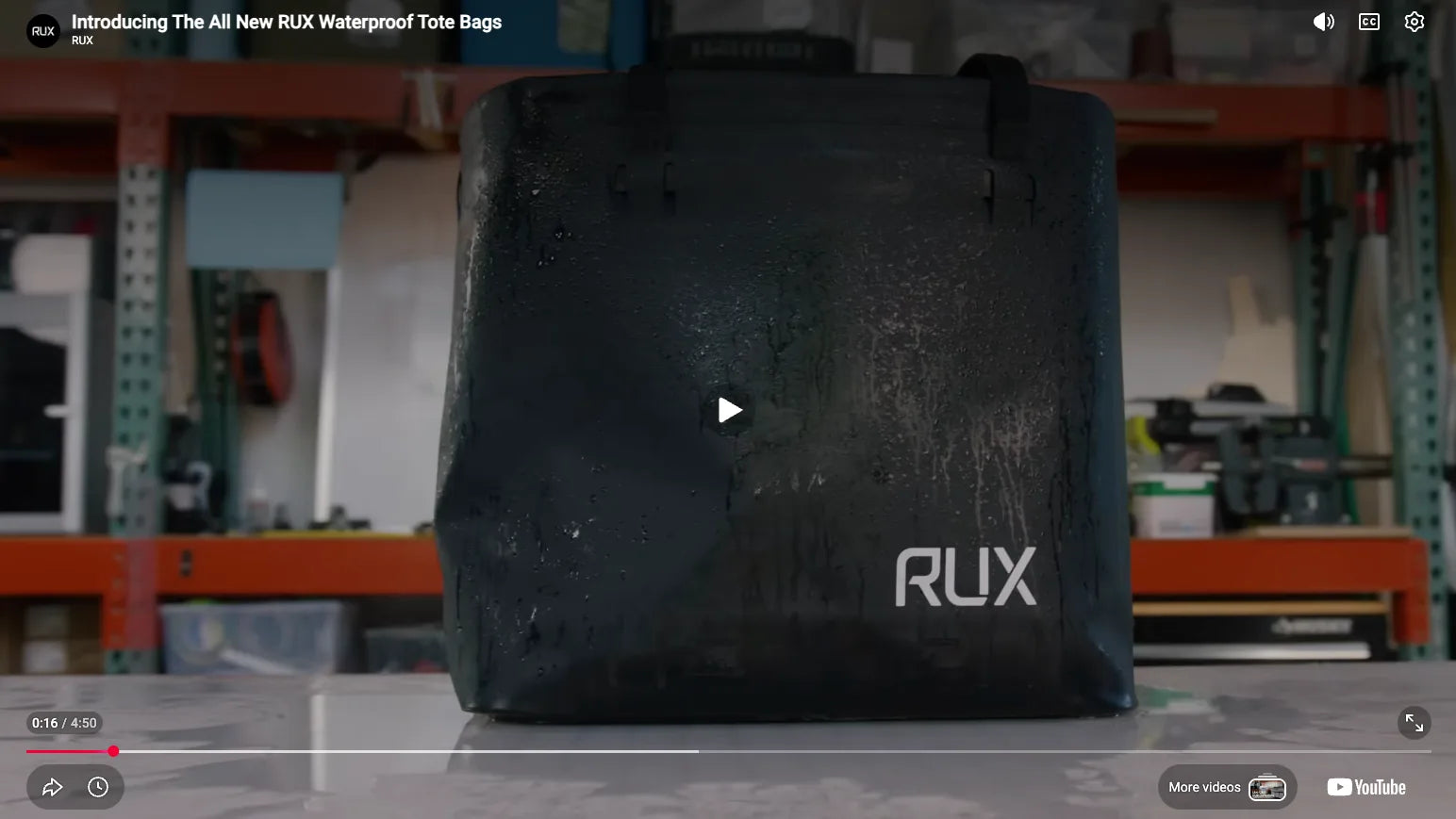 Load video: Rux Duffle Bag Overview