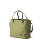 RUX 30L Waterproof Tote in green side angle product image