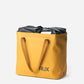 RUX 30L Waterproof Tote in bronze, rux 30l waterproof tote rux waterproof tote 30l bronze waterproof front 34 right nostrap product view on white background