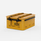 RUX 40L collapsible gear box in bronze color featuring front angle collapsible gear box