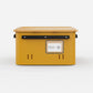 RUX 40L collapsible gear box in bronze color featuring long side view storage box