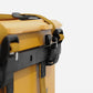 RUX 40L collapsible gear box in bronze color featuring interior waterproof storage box detail