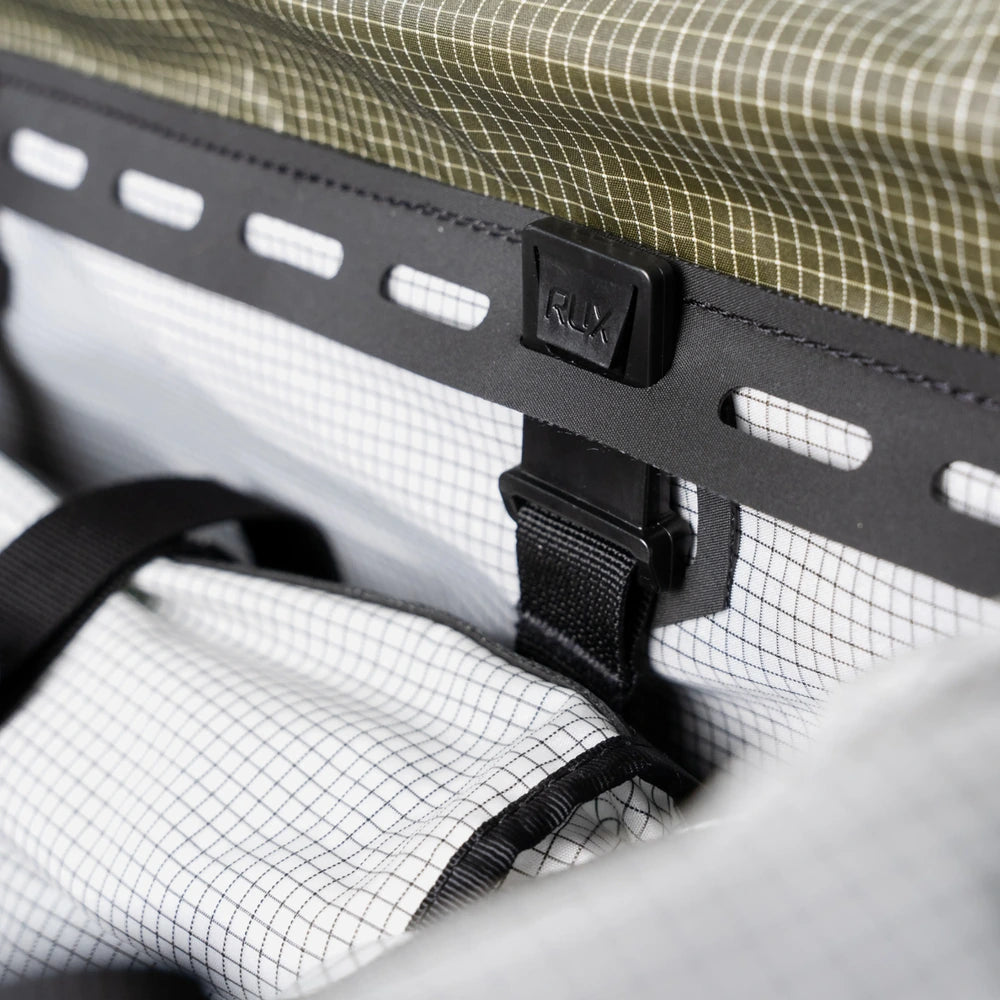 RUX 55L Duffle Box 55l closeup ecommerce product image