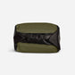 RUX 5L Cooler in olive green, top view showing black buckle closure and roll-top design.