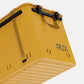 Rux 70L Press-Seal broonze container underside detail showing ribbed base, reinforced structure, and molded hard-shell construction.