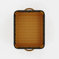 Rux 70L Press-Seal bronze container top-down interior view showing open storage space, reinforced rim, and press-seal lid structure.