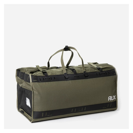 Rux DuffleBox 75L angled perspective outdoor adventure duffle bag