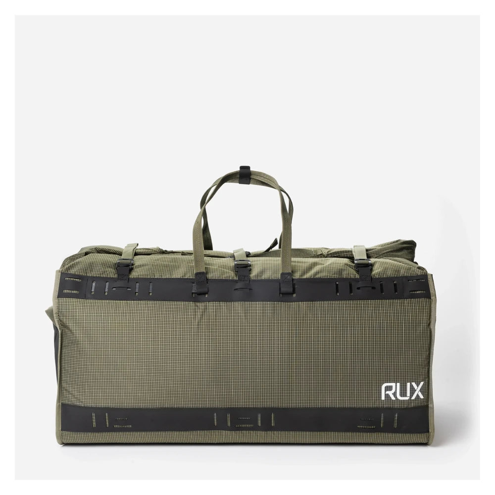 Rux DuffleBox 75L front view waterproof modular outdoor duffle storage bag