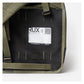 Rux DuffleBox 75L identification window detail with durable outdoor panel construction