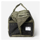 Rux DuffleBox 75L open end compartment view with roll top access