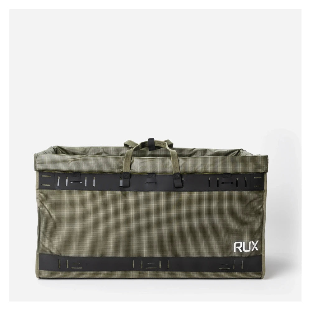 Rux DuffleBox 75L side open storage configuration travel gear hauler