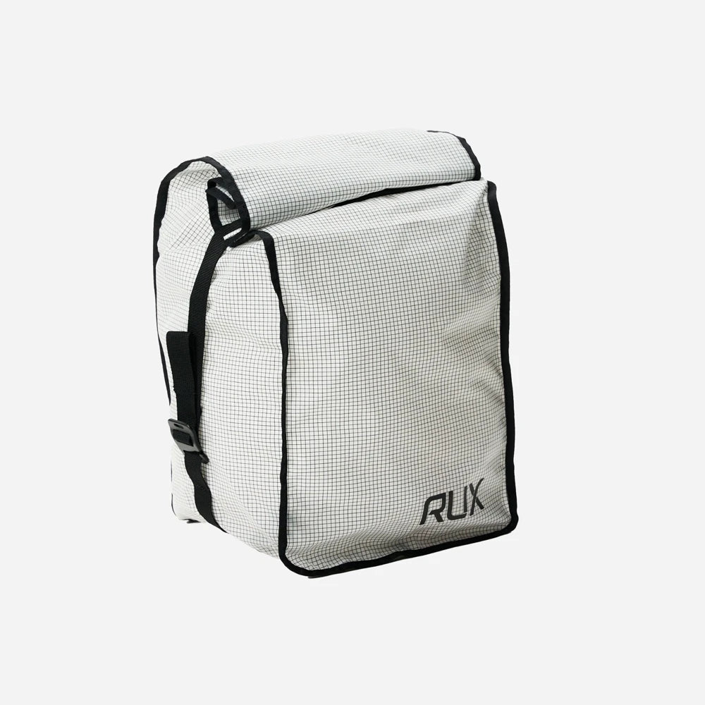 Rux Packing Cube 10L angled view highlighting durable lightweight material and cube design