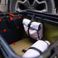 Rux Packing Pocket 2L in use inside storage bin for gear organization