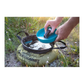 Sea to Summit Camp Kitchen Clean-Up Kit in use washing dishes outdoors with collapsible sink at campsite