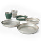 Sea to Summit Detour Stainless Steel Collapsible Dinnerware Set, 6 pieces