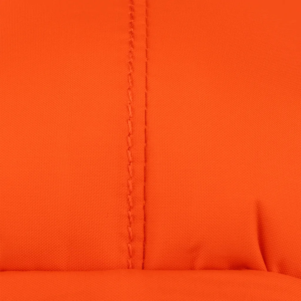 Close-up of the stitched and sealed seam on an orange Sea to Summit Lightweight Dry Bag showing the tight woven fabric