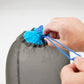 Close-up of the Sea to Summit mesh stuff sack’s drawcord and cordlock closure