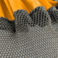 Close-up of the Sea to Summit mesh stuff sack’s breathable mesh weave and drawcord throat