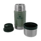 Stanley Classic Legendary Food Jar 24 OZ with the stopper and steel cap removed, showing the open jar