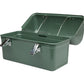 Stanley Legendary Classic Lunch Box 10 QT with lid open, showing the steel interior and wire lid supports