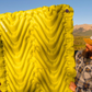 Fully inflated Klymit Static V Summit Double sleeping pad standing upright