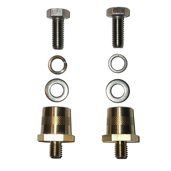 Brass M8 Terminal Post Adapter (pair)