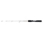 Ugly Stik GX2 26 inch light ice spinning rod, full length with black foam handle on the right