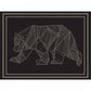 Kuma Outdoor Mat-Bear-12' x 9' (Black/Khaki)