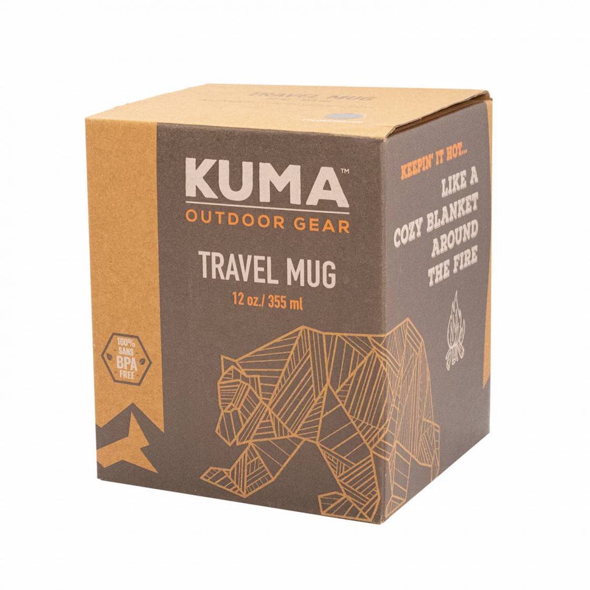 Kuma Travel Mug-Orange