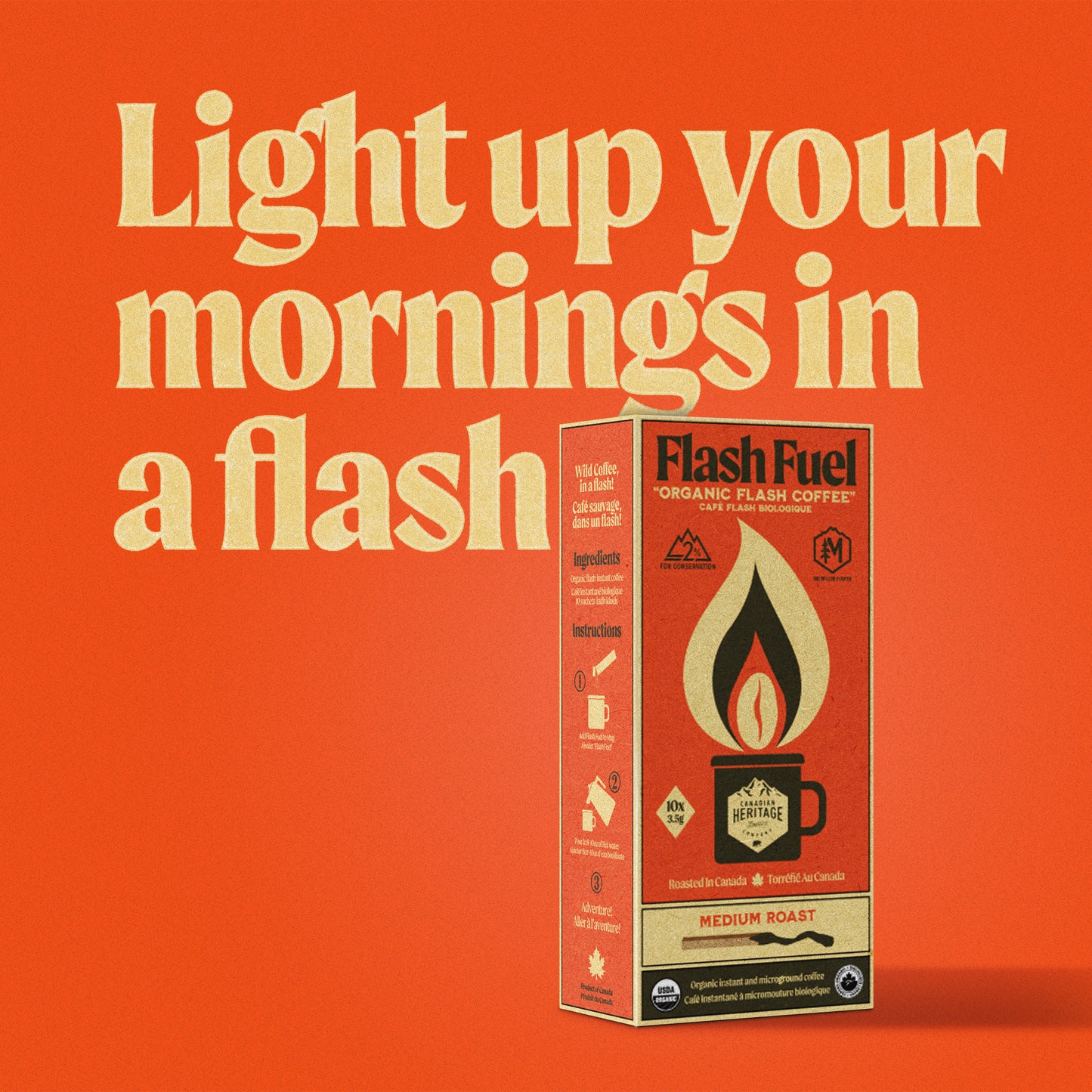 Calgary Heritage Company Flash Fuel Coffee (10 Pack)