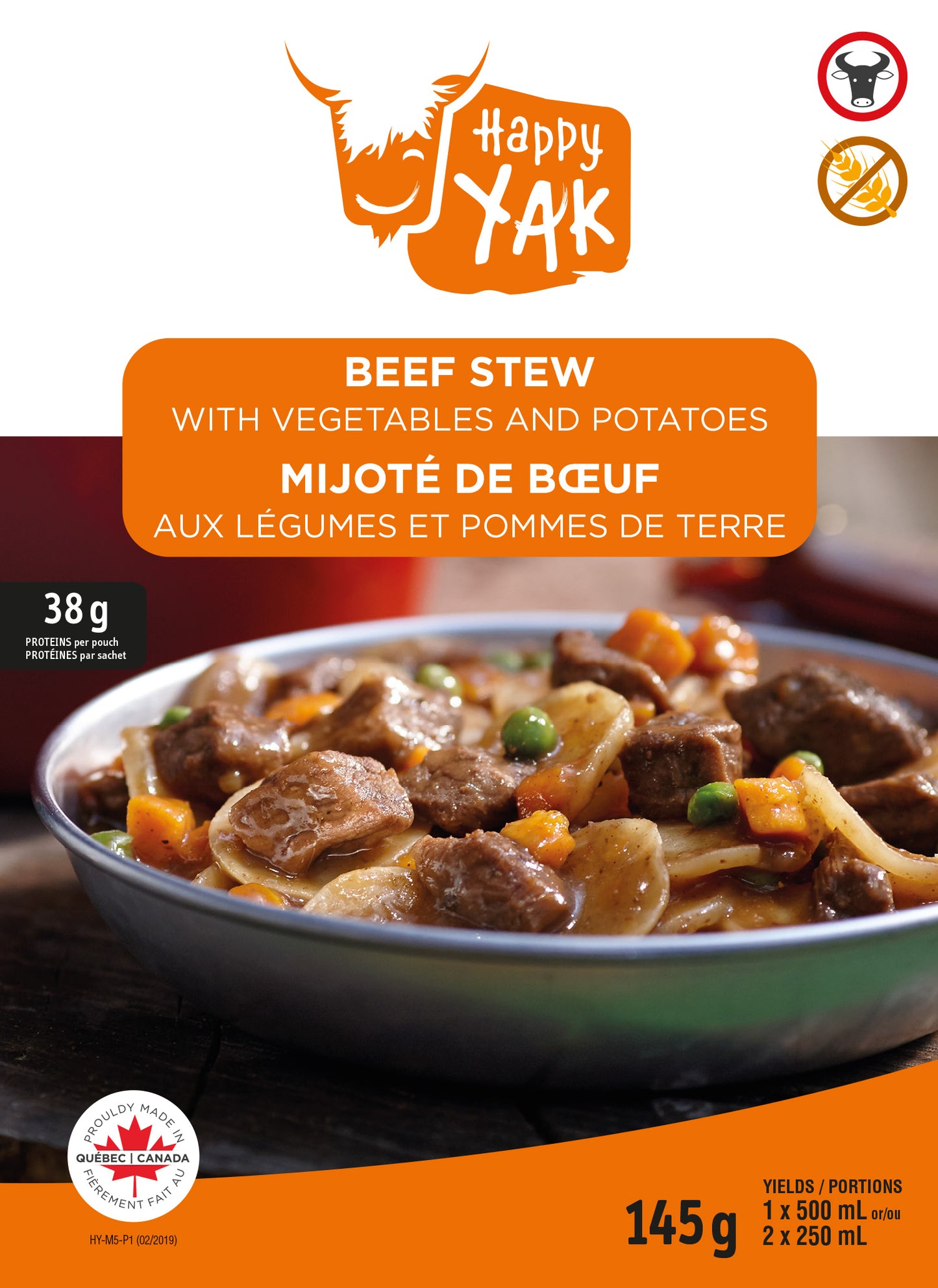 Happy Yak Beef Stew with Vegetables and Potatoes (Gluten Free)*