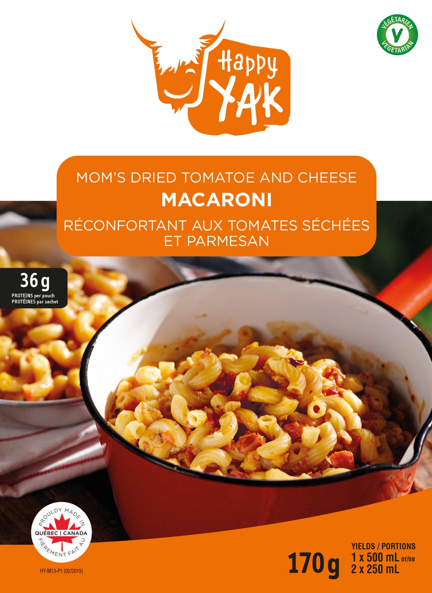 Happy Yak Mom's Dried Tomato and Cheese Macaroni (Vegetarian)*