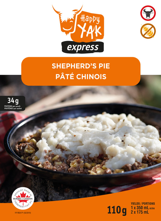 Happy Yak Shepherd's Pie (Gluten Free)