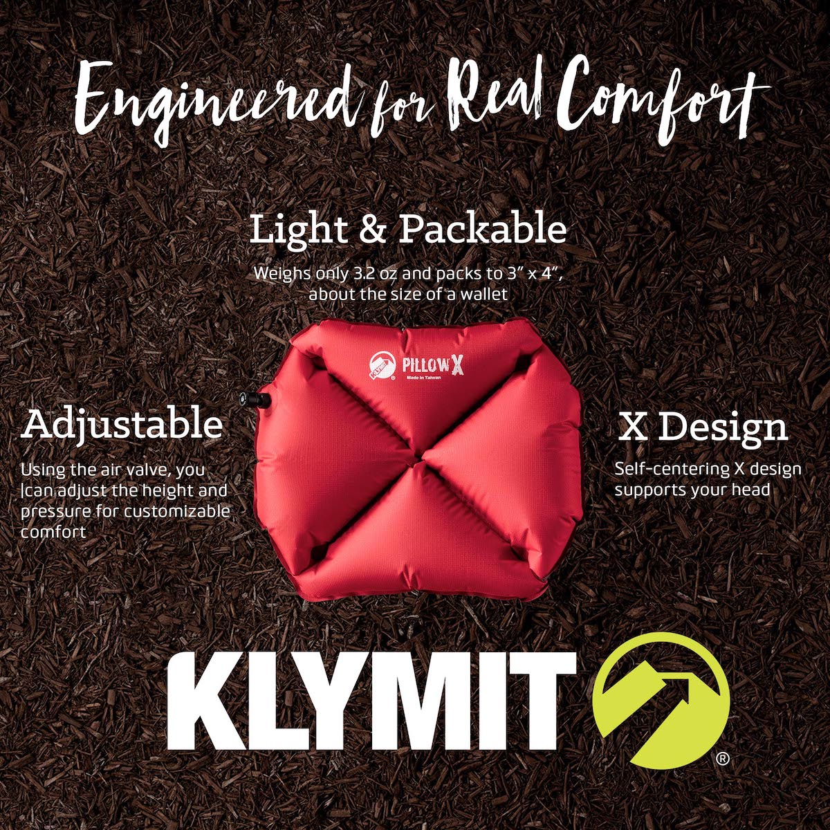 Klymit Pillow X - Red