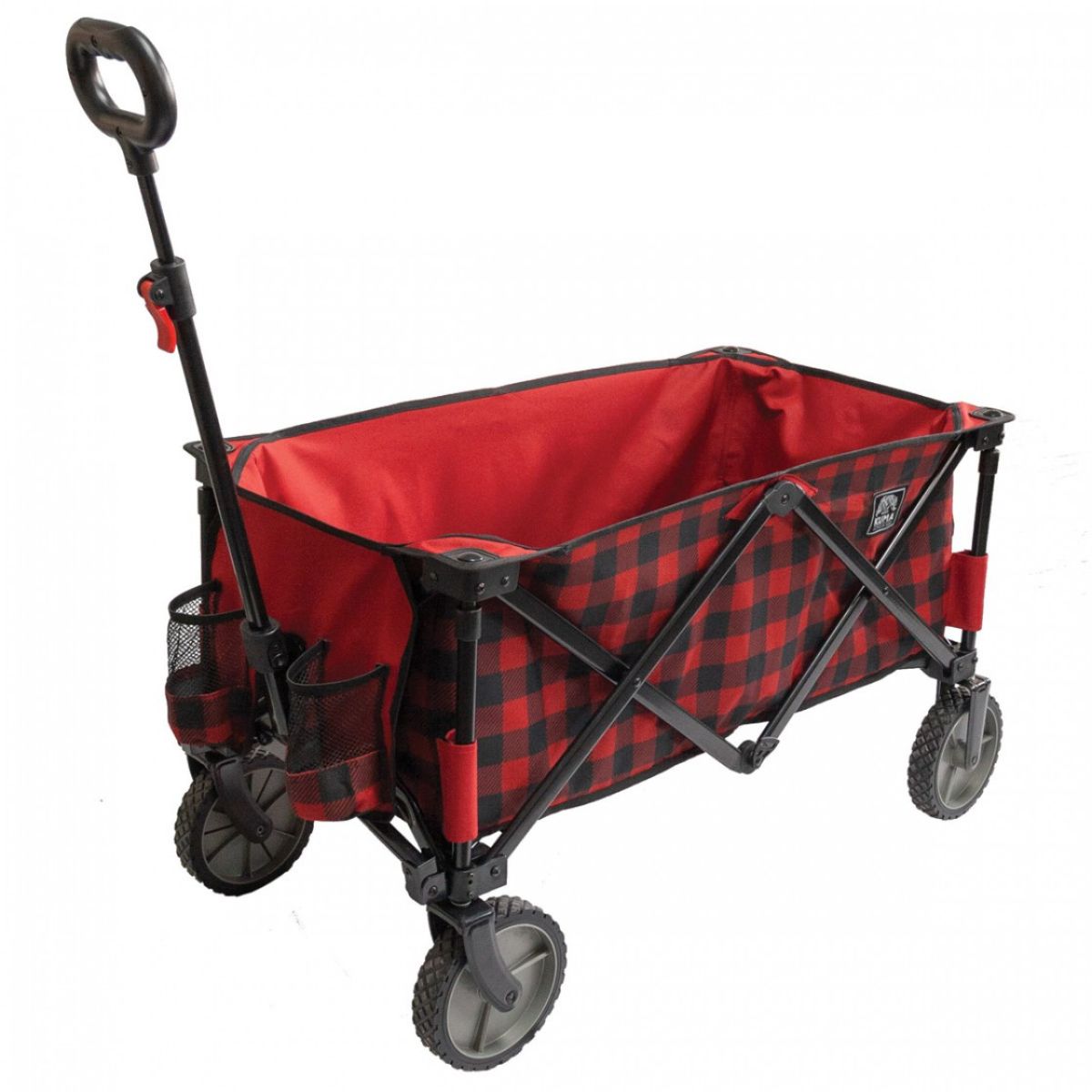 Kuma Bear Buggy (Cart)-Red/Black Plaid