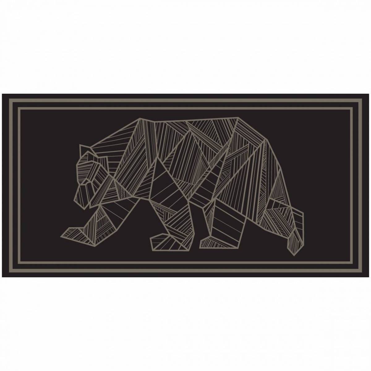 Kuma Outdoor Mat-Bear-18' x 9' (Black/Khaki)