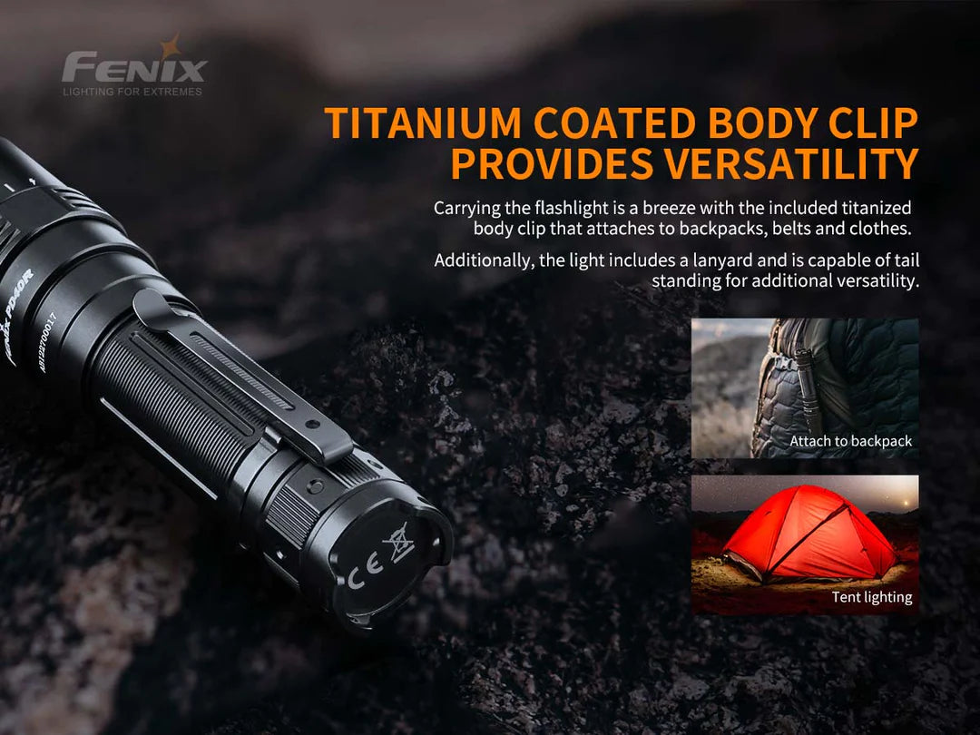 Fenix PD40R V2.0 LED Flashlight + FREE E01 V2.0 Flashlight