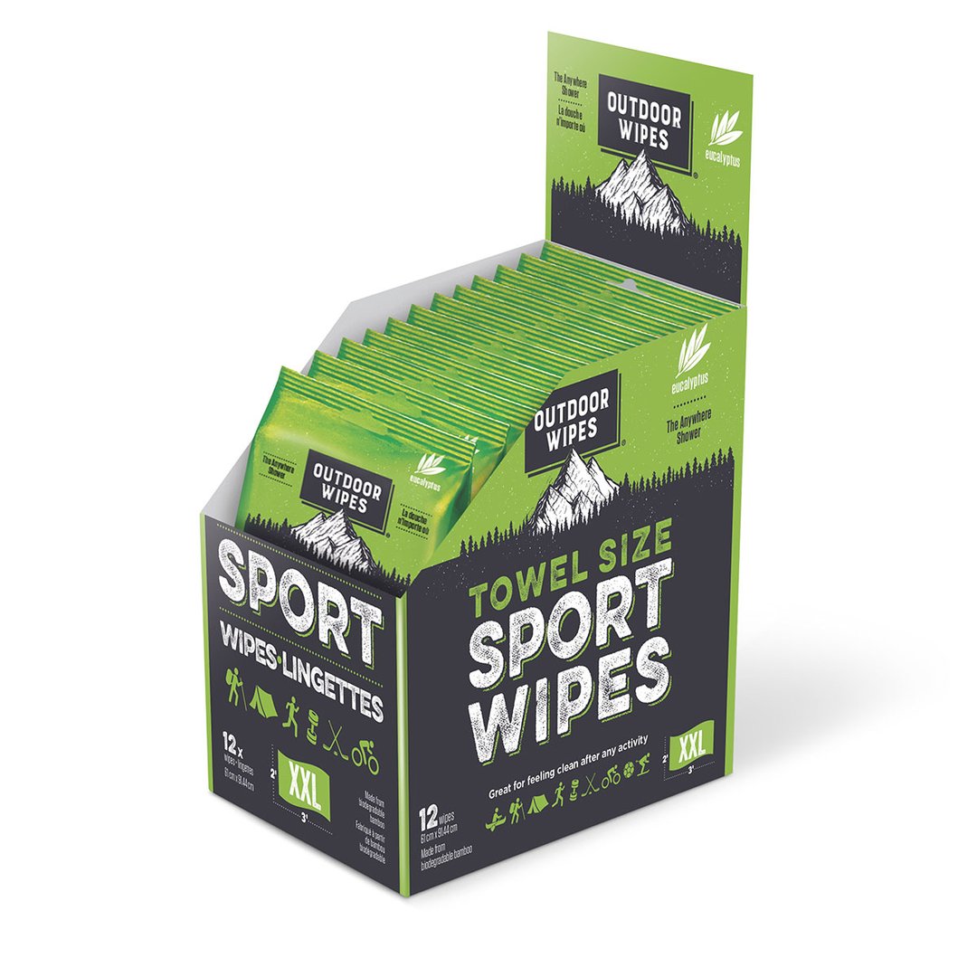 Box of 8 XXL Eucalyptus Bamboo Wet Wipes